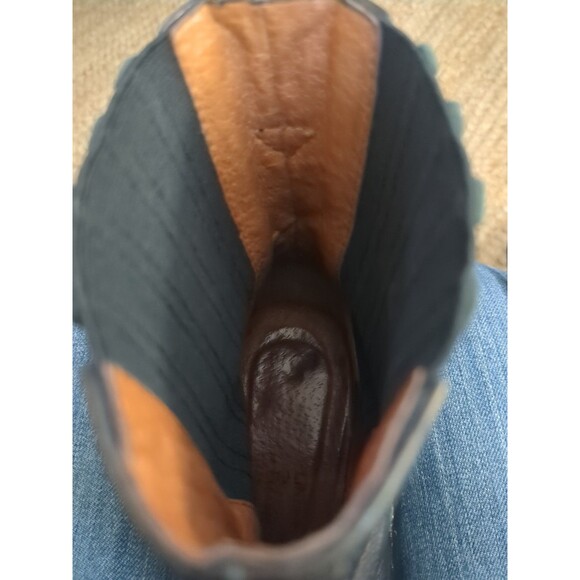 Donald Pliner Boot Western Couture Jaira Metallic Pig Leather Boot Shoe Goring - Picture 14 of 16